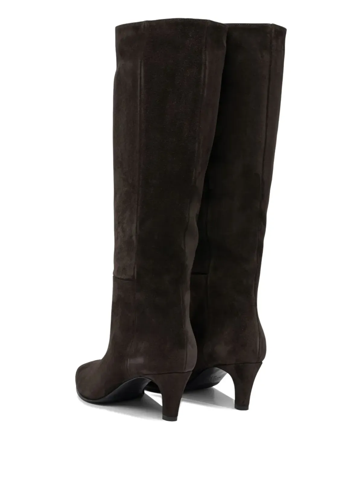 strategia shoes スエード ポインテッドトゥ ブーツ - 画像3