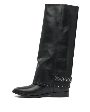strategia shoes スタッズ装飾付きレザーブーツ - サムネイル4