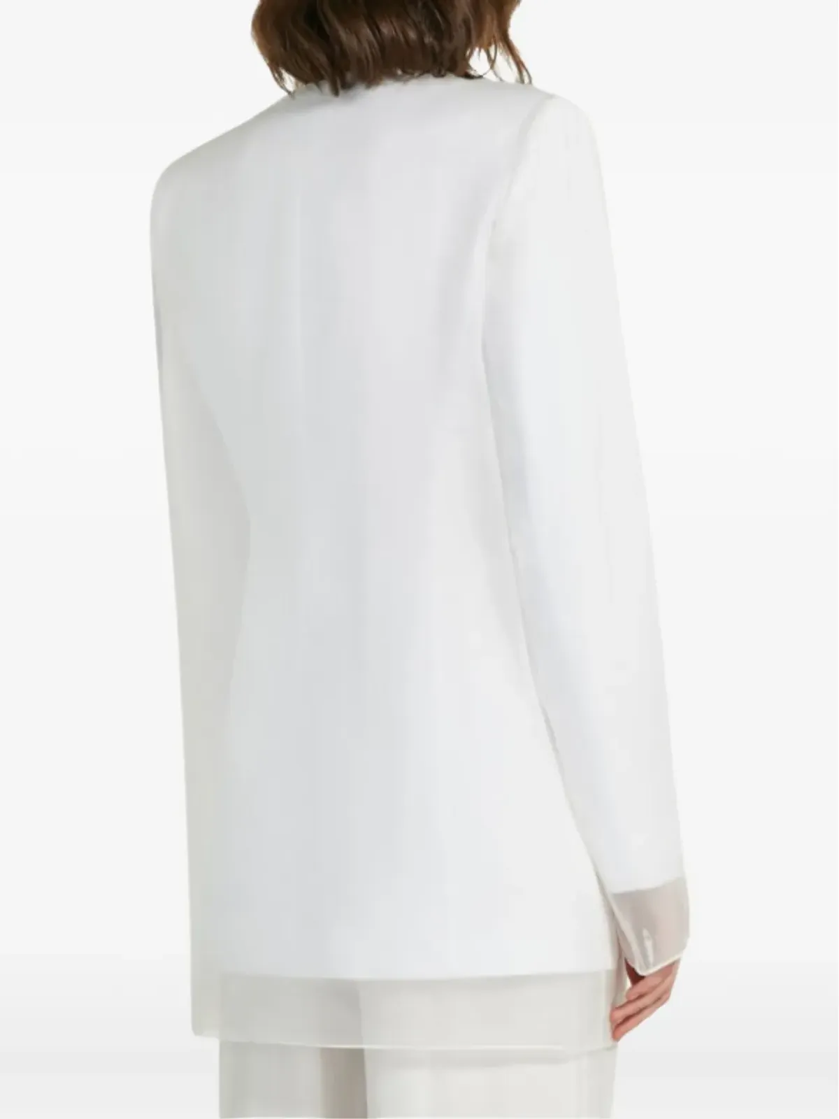 Max Mara 二重仕立てオーガンザジャケット - 画像3