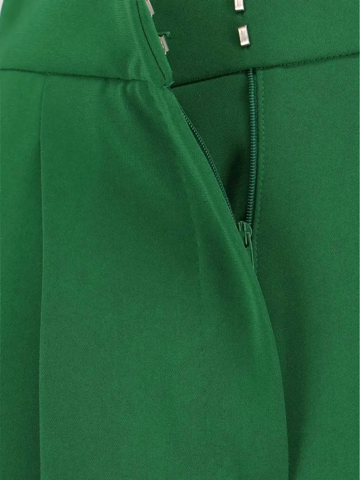 Max Mara プリーツ入りストレートパンツ - グリーン - 画像4