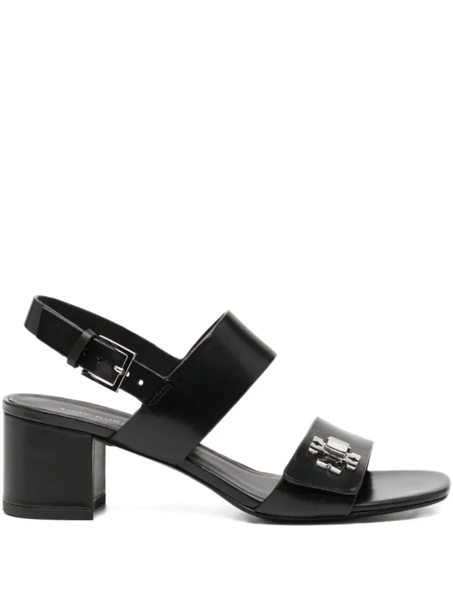 Tory Burch Tory Burch ターンロック ヒールサンダル - ブラックの商品画像
