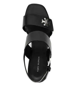 Tory Burch ターンロック ヒールサンダル - ブラック - サムネイル4