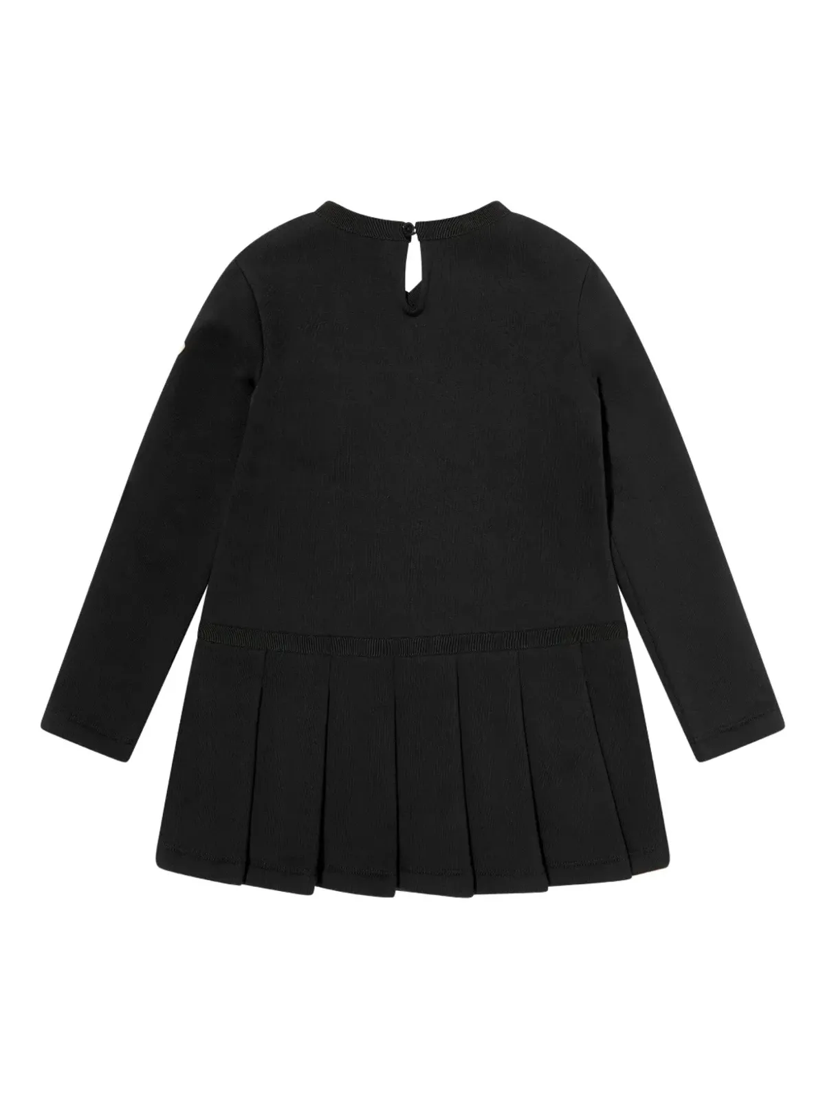 Moncler Enfant プリーツ ロゴパッチ ドレス - 画像2