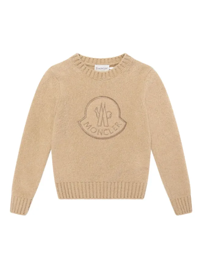 Moncler Enfant Moncler Enfant ロゴ刺繍 クルーネック セーターの商品画像