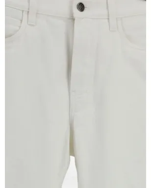 Loro Piana ファイブポケット レザーアップリケ ジーンズ - サムネイル2