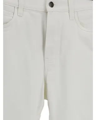 Loro Piana ファイブポケット レザーアップリケ ジーンズ - サムネイル4