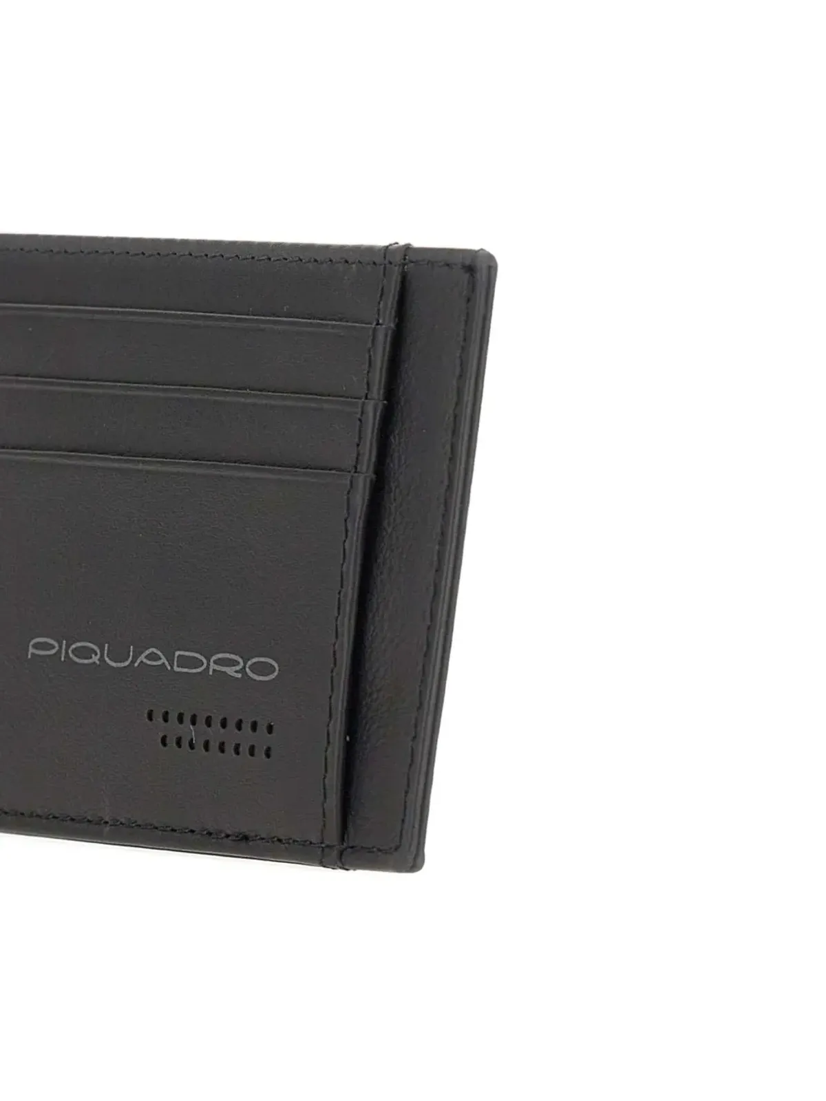PIQUADRO ロゴプリント レザー カードホルダー - 画像5