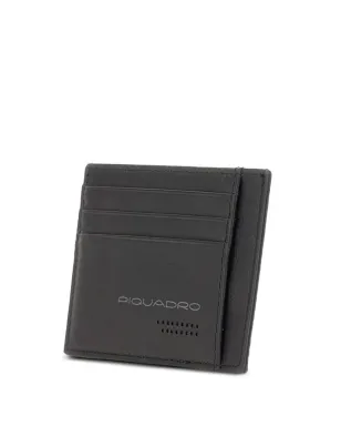 PIQUADRO ロゴプリント レザー カードホルダー - サムネイル3