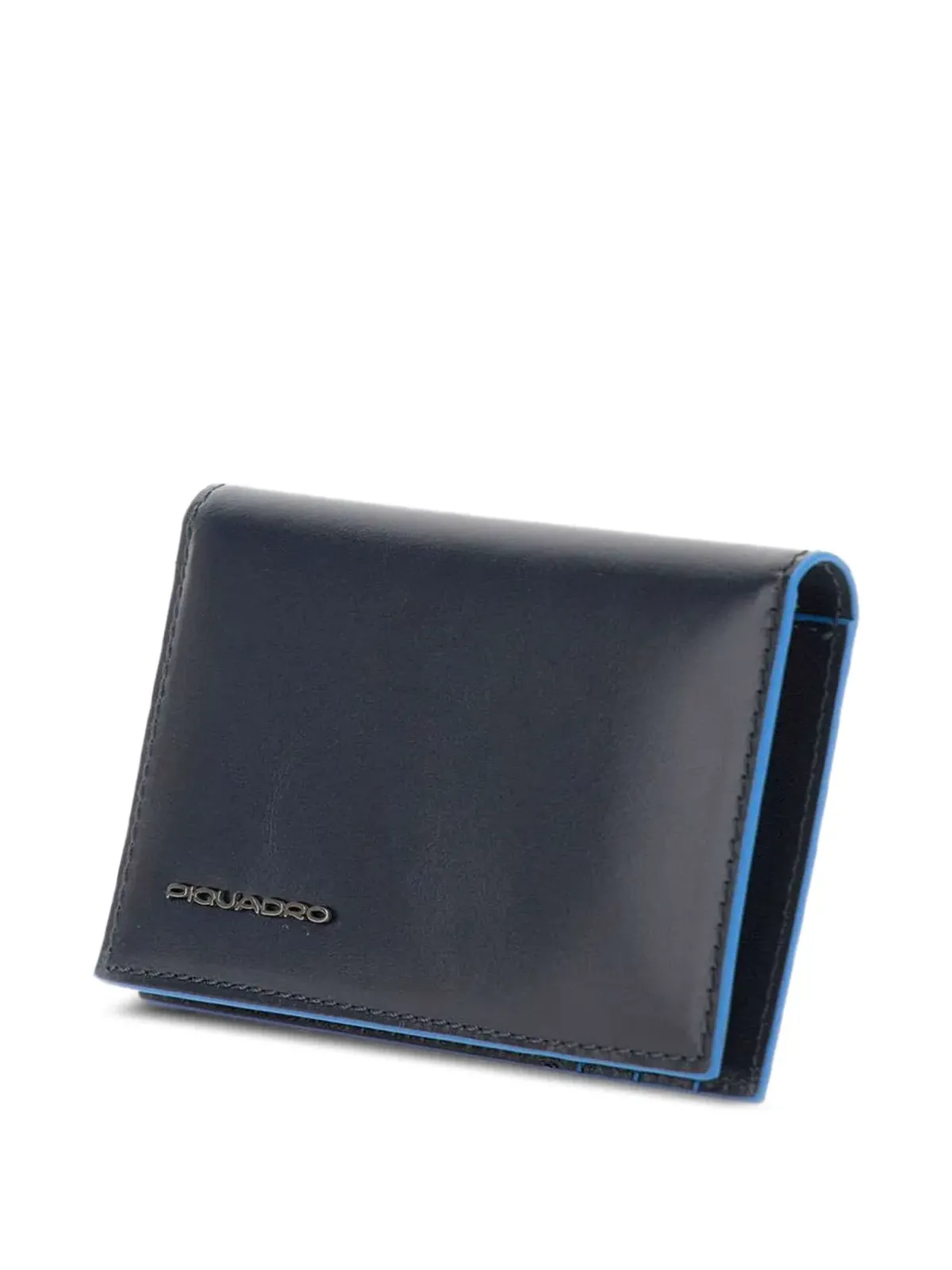 PIQUADRO ロゴエンボス レザー ウォレット - 画像3