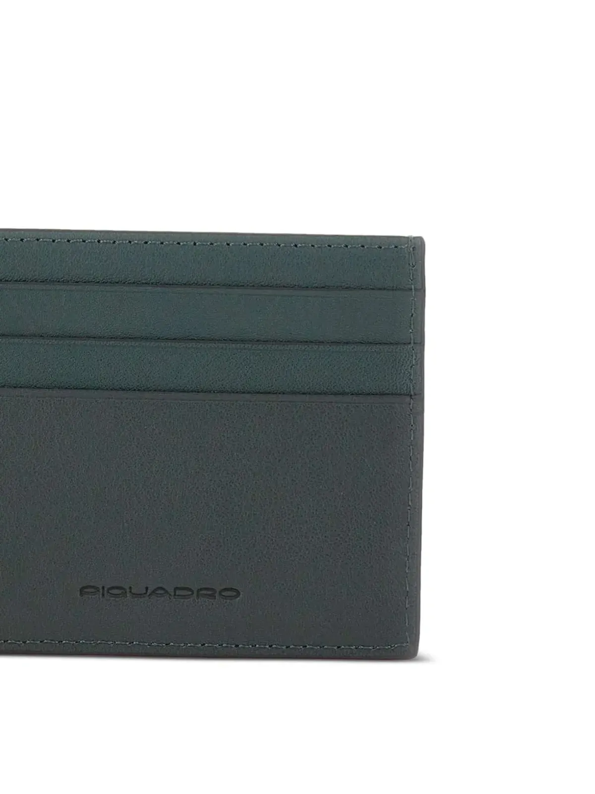 PIQUADRO マルチコンパートメント レザー カードホルダー - ブルー - 画像4