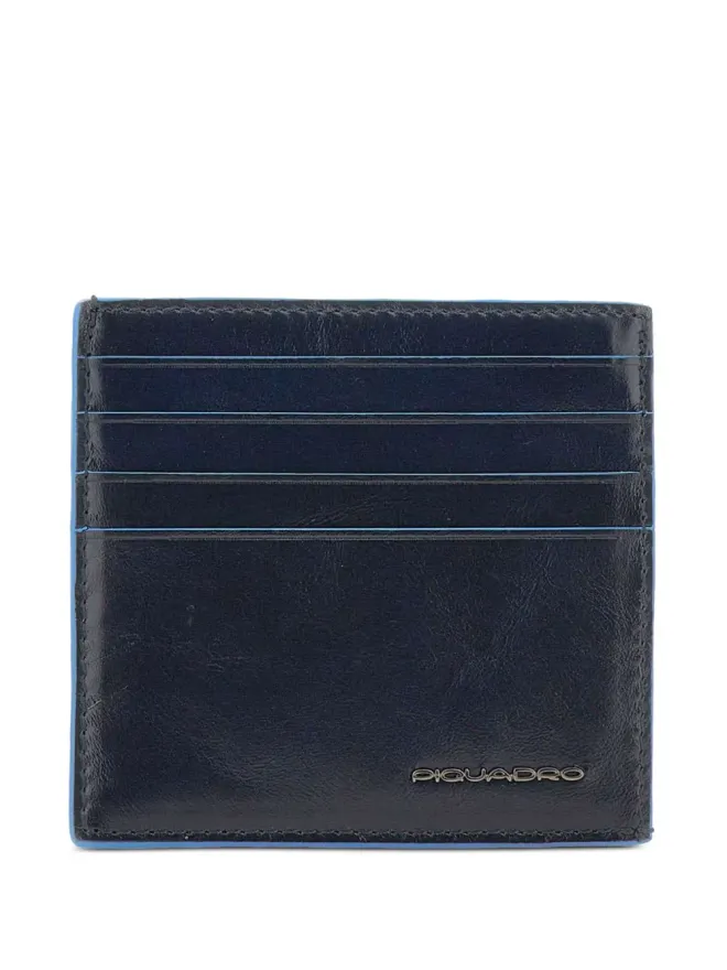 PIQUADRO PIQUADRO エンボスロゴ レザー カードホルダーの商品画像