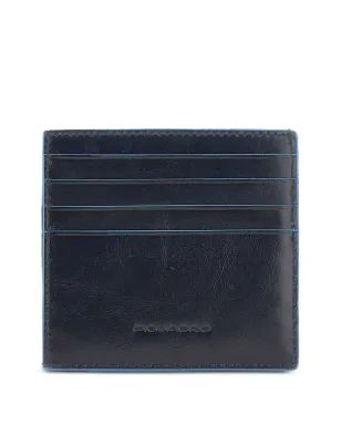 PIQUADRO エンボスロゴ レザー カードホルダー - サムネイル2