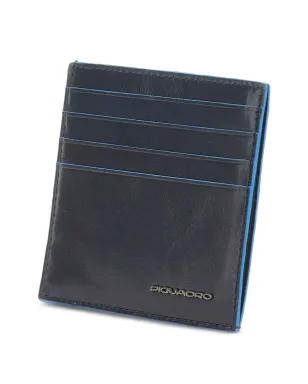 PIQUADRO エンボスロゴ レザー カードホルダー - サムネイル3