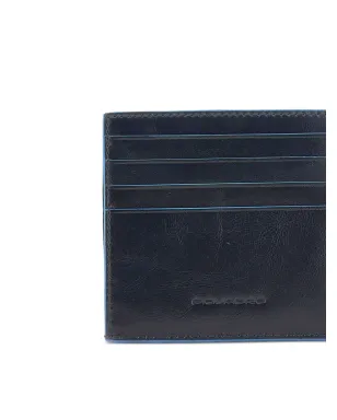 PIQUADRO エンボスロゴ レザー カードホルダー - サムネイル4