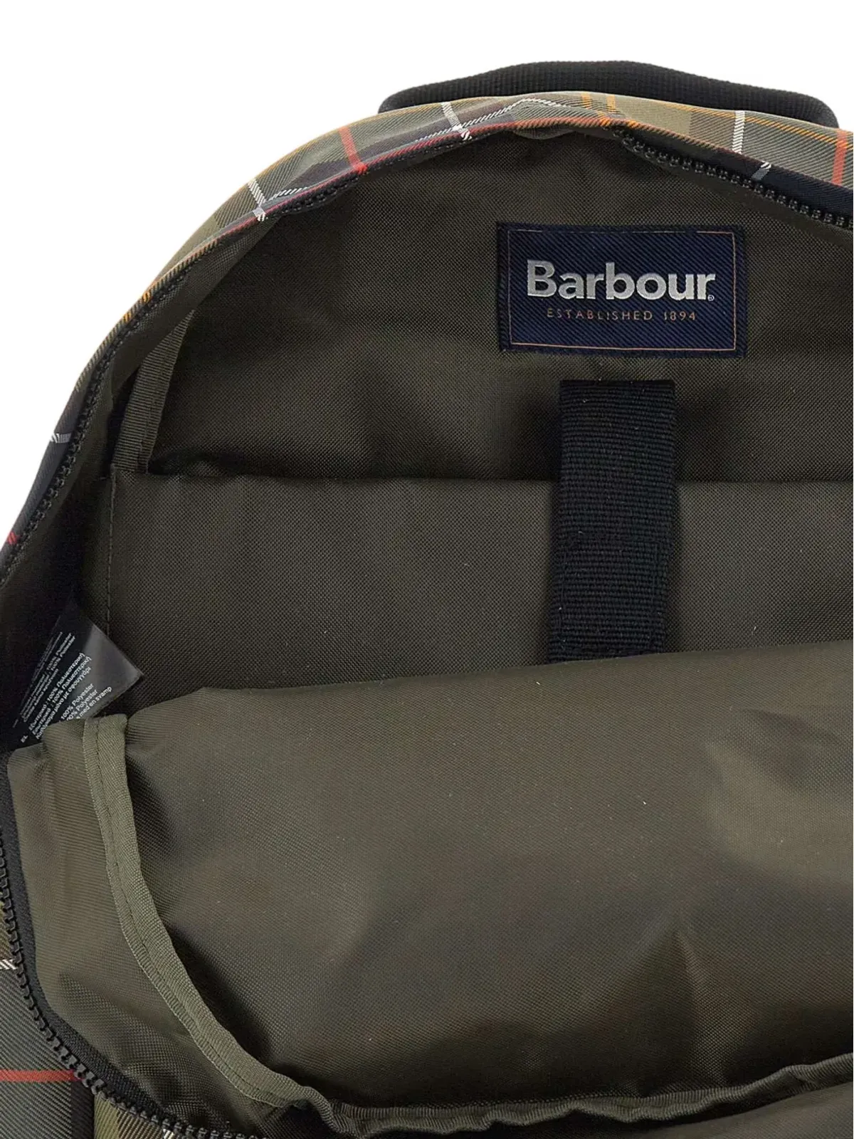 Barbour タータン柄バックパック - 画像5