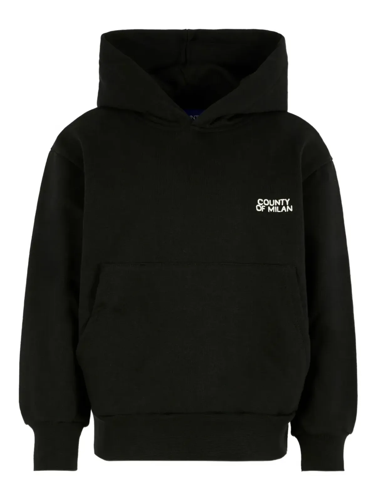 COUNTY OF MILAN KIDS 長袖フ hoodie - Black - 画像1