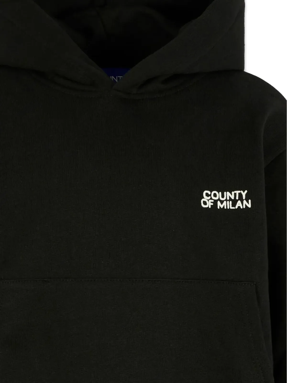 COUNTY OF MILAN KIDS 長袖フ hoodie - Black - 画像3