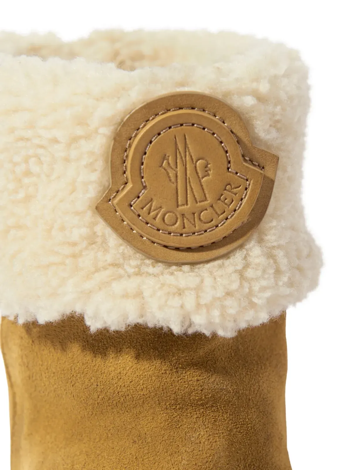 Moncler Enfant シアリング アンクルブーツ - 画像4