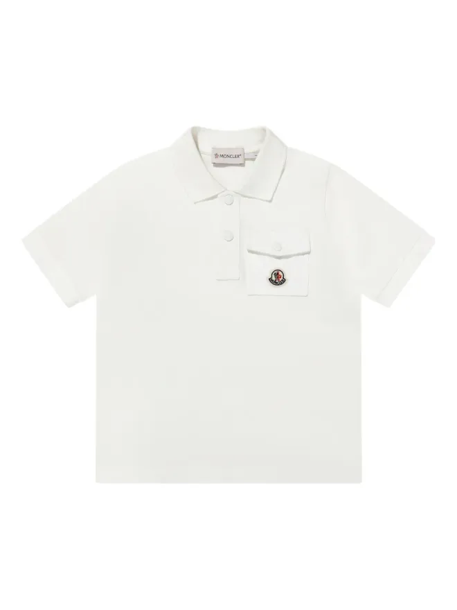 Moncler Enfant Moncler Enfant パッチポケット ポロシャツ - Whiteの商品画像