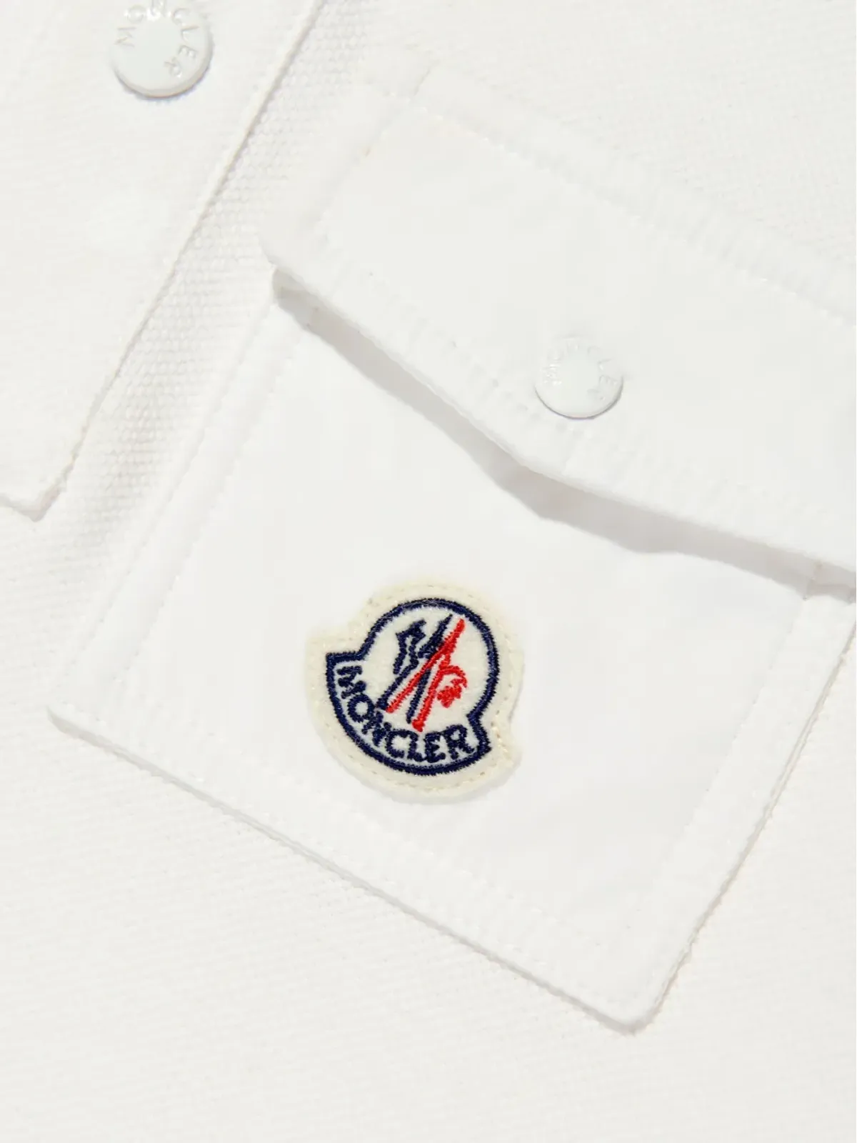 Moncler Enfant パッチポケット ポロシャツ - White - 画像3