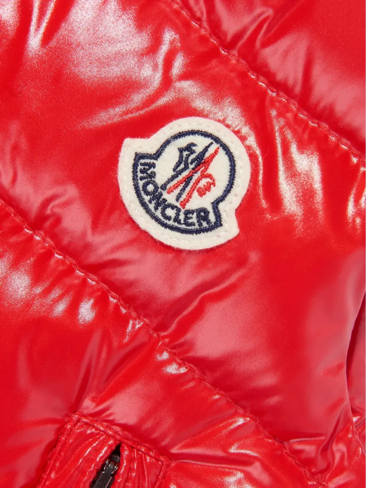 Moncler Enfant ロゴパッチ・キルテッドベスト - 画像4