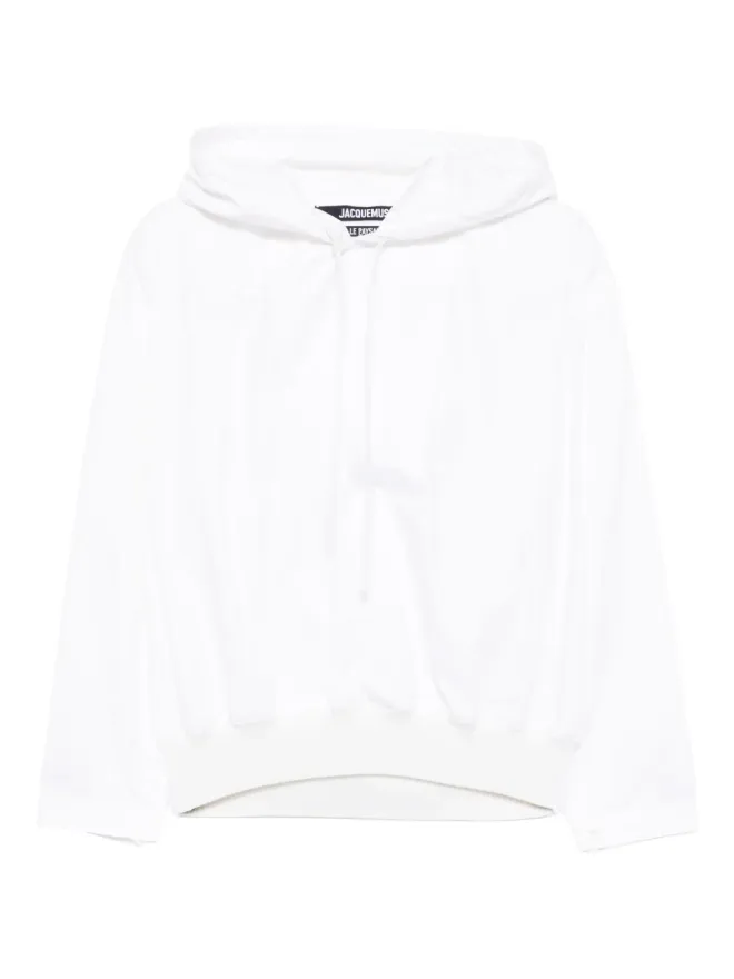 JACQUEMUS Jacquemus Haut trapeze hoodie - Whiteの商品画像