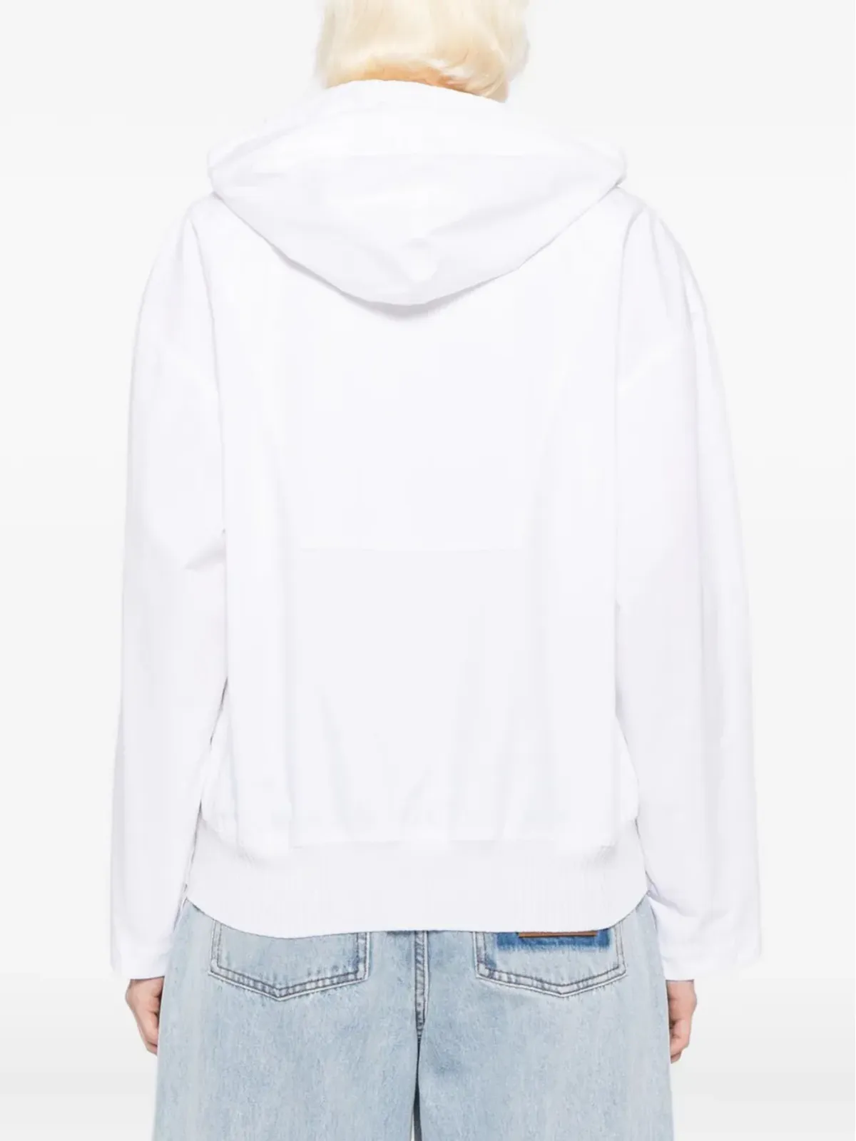 Jacquemus Haut trapeze hoodie - White - 画像4