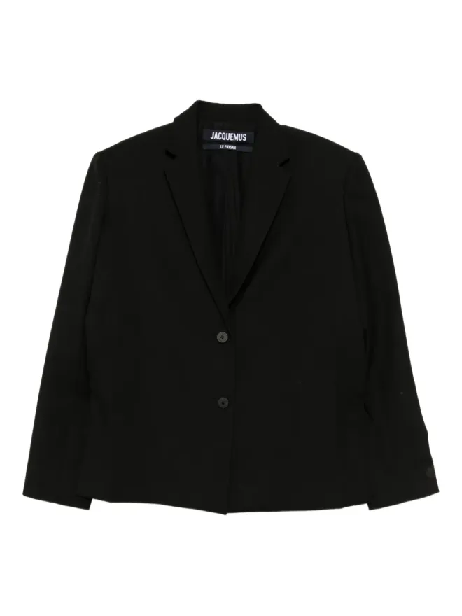 JACQUEMUS Jacquemus Veste carree jacket - Blackの商品画像