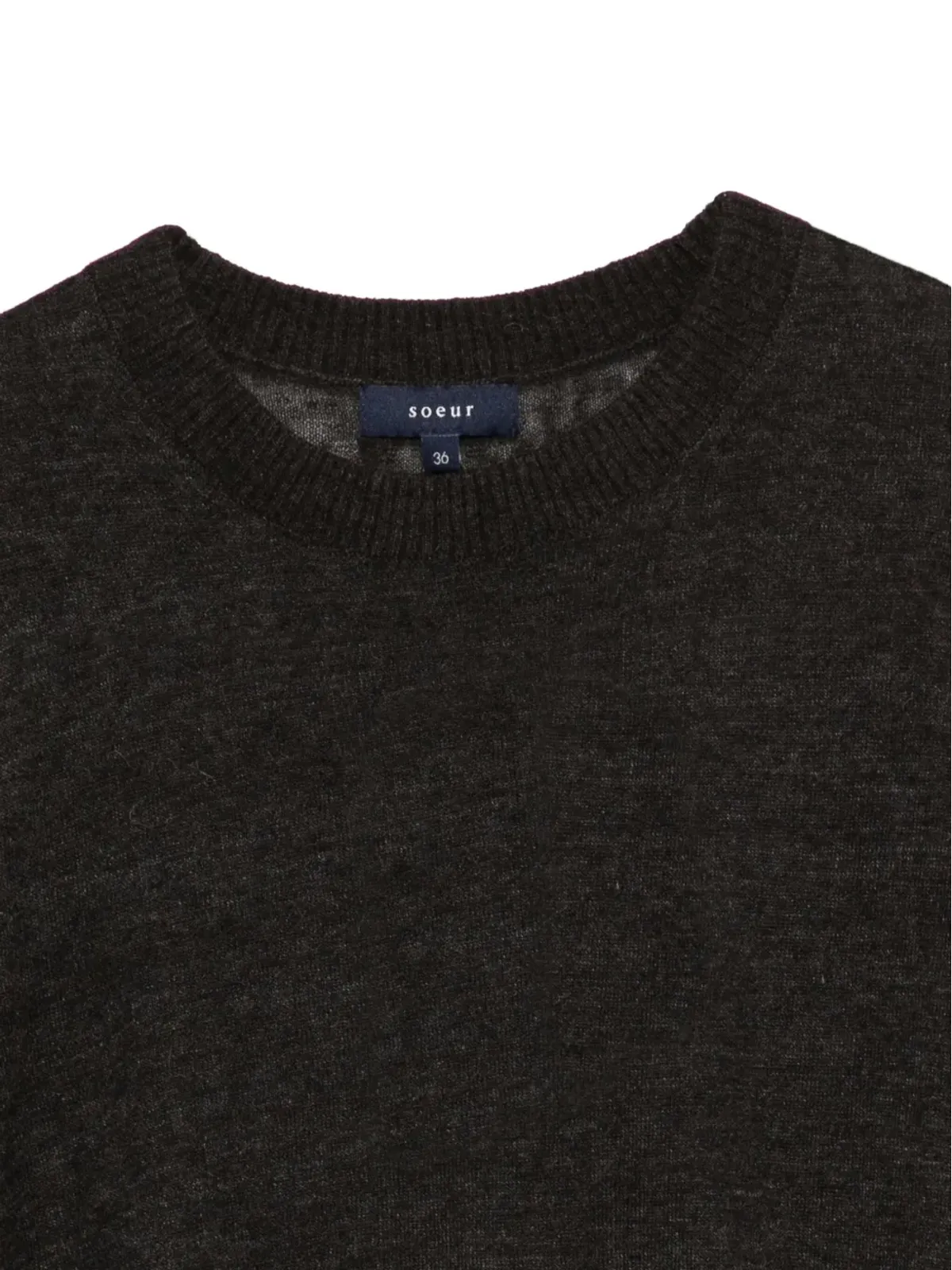 Soeur アシンメトリーヘム・ショートスリーブTシャツ - 画像3