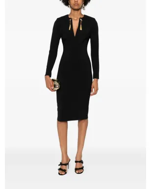 Elisabetta Franchi タッセル装飾の長袖デイドレス - サムネイル2