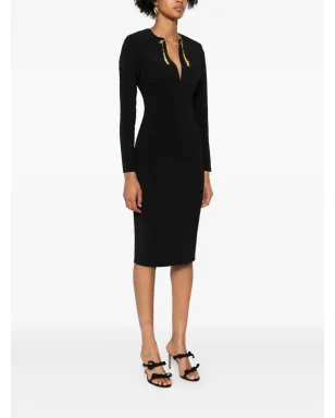 Elisabetta Franchi タッセル装飾の長袖デイドレス - サムネイル3