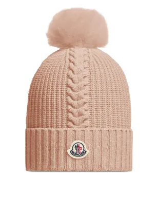 Moncler Enfant 編み込みポンポン帽 - サムネイル1