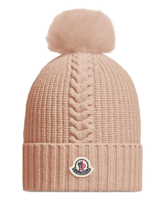 Moncler Enfant Moncler Enfant 編み込みポンポン帽の商品画像