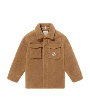 Moncler Enfant パッチポケット テディジャケット - サムネイル1