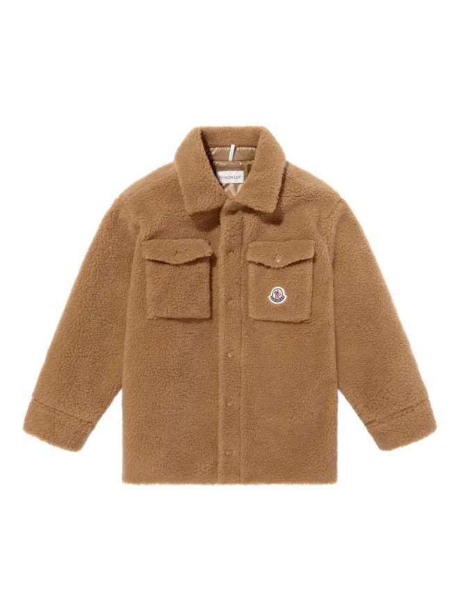Moncler Enfant Moncler Enfant パッチポケット テディジャケットの商品画像