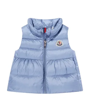 Moncler Enfant キルティング ロゴパッチ ジレ - サムネイル1
