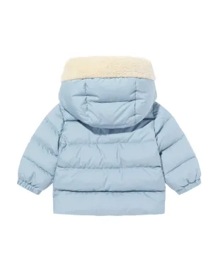 Moncler Enfant テディパッチ フード付きコート - サムネイル2