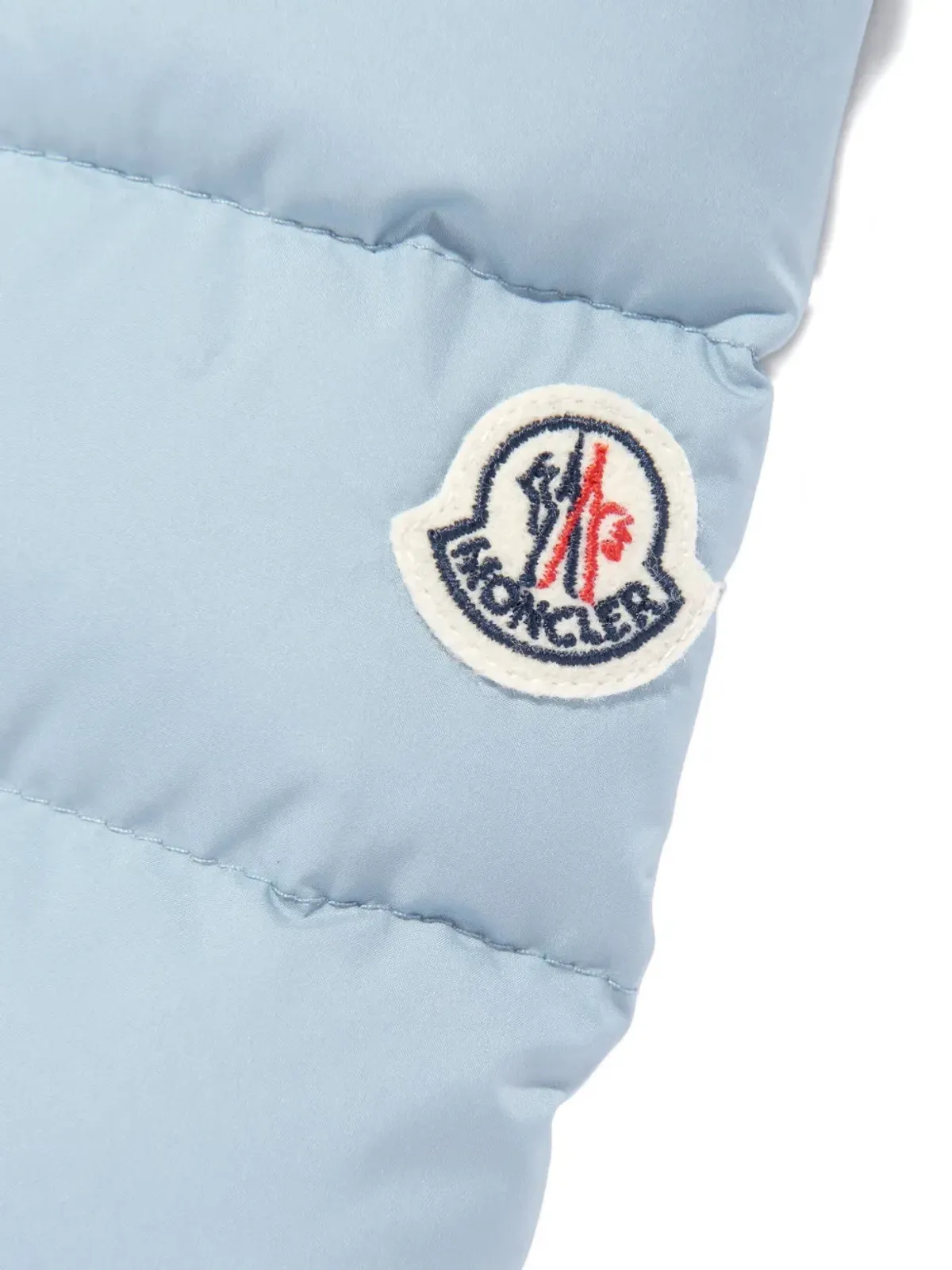 Moncler Enfant テディパッチ フード付きコート - 画像3