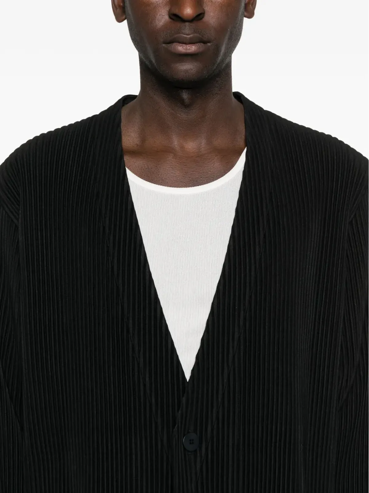 Homme Plissé Issey Miyake テーラードプリーツ2ボタンコート - 画像5