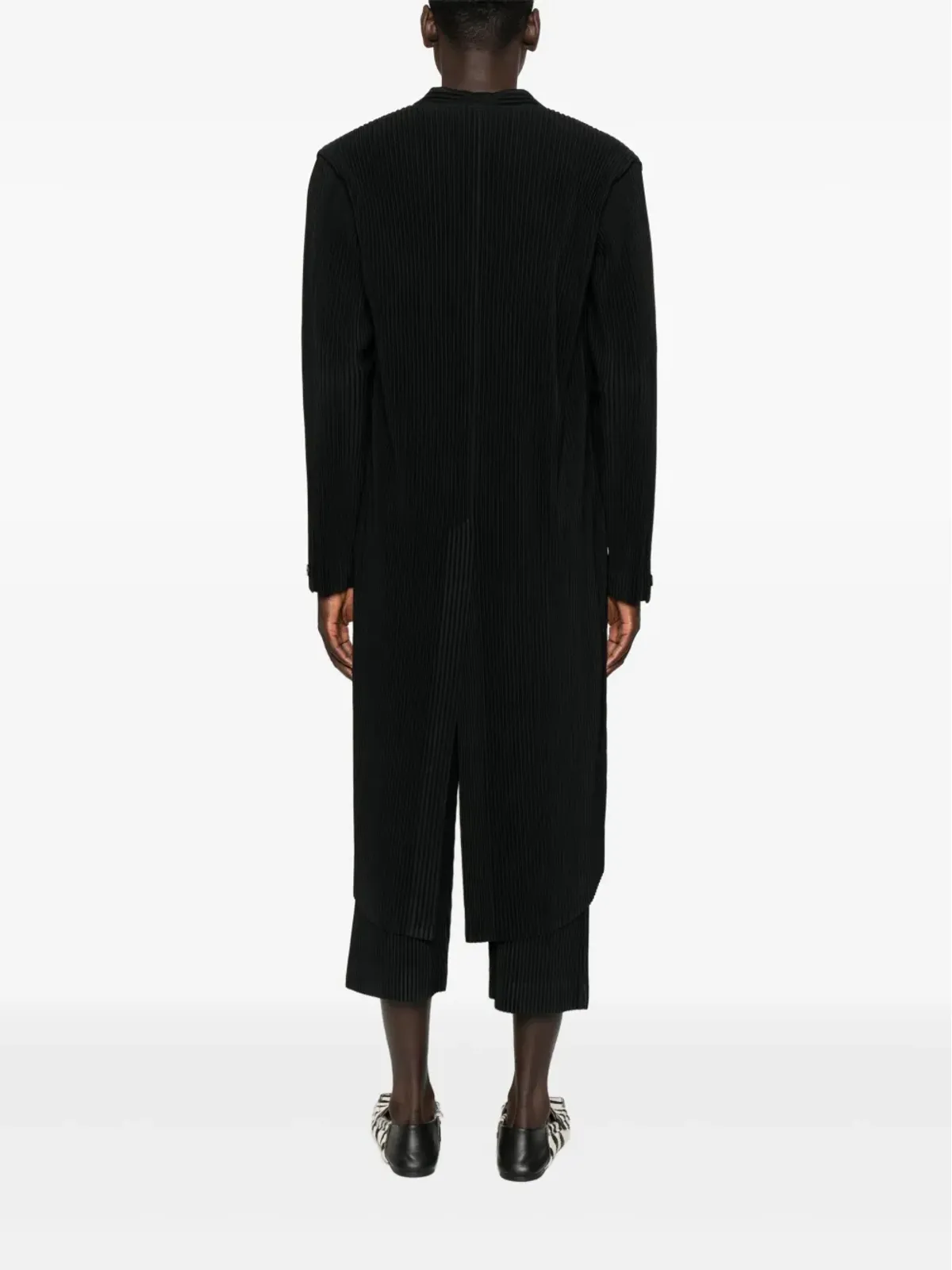 Homme Plissé Issey Miyake テーラードプリーツ2ボタンコート - 画像4