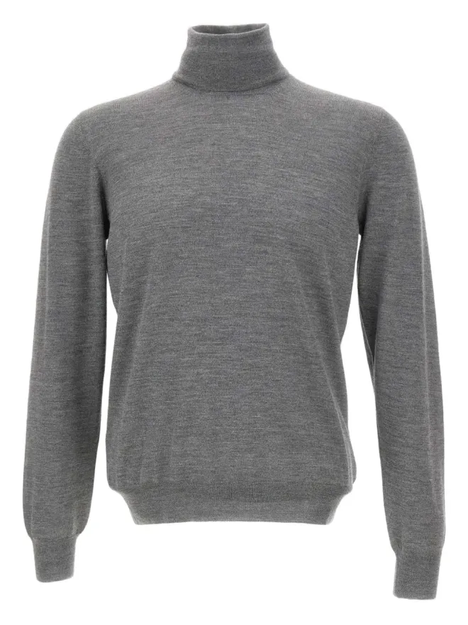 Gran Sasso Gran Sasso タートルネックリブニットセーターの商品画像