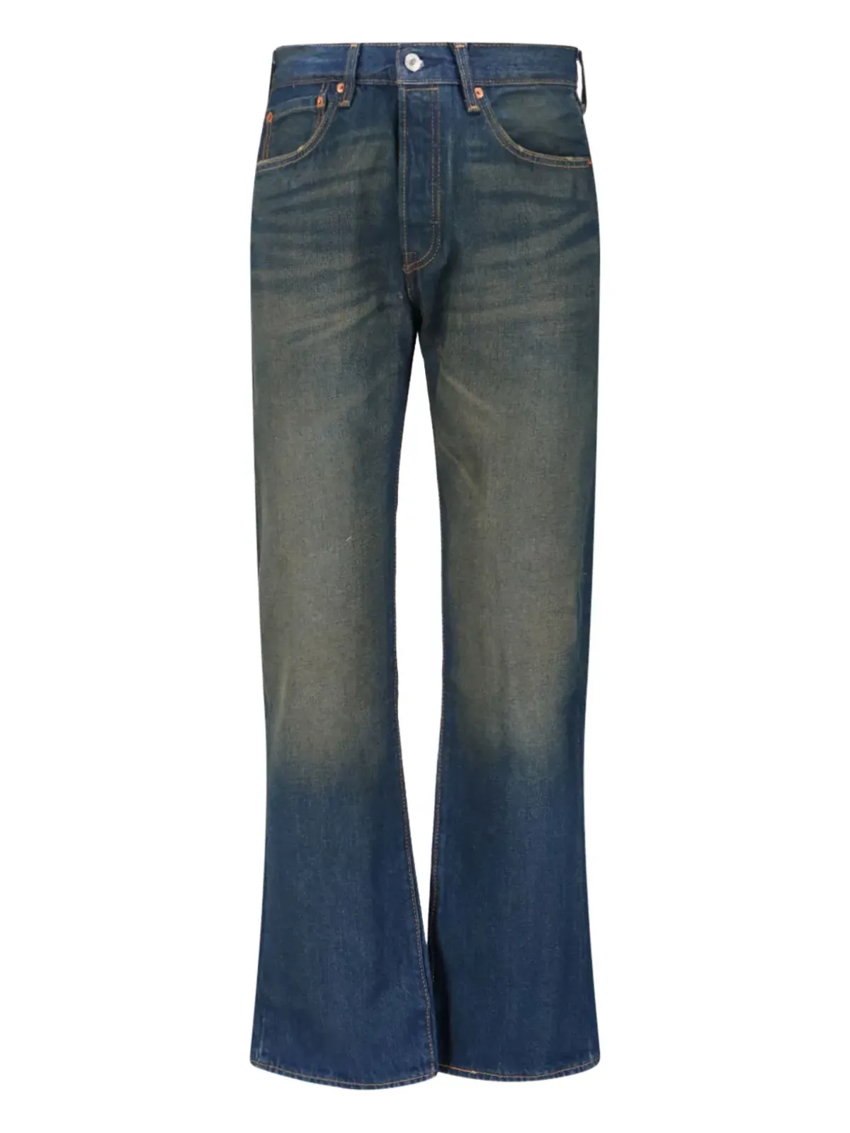 Levi's 501 ボタンフライ ジーンズ ブルー - 画像1