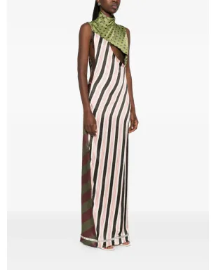 Jean Paul Gaultier パッチワーク ノースリーブ マキシドレス - サムネイル3