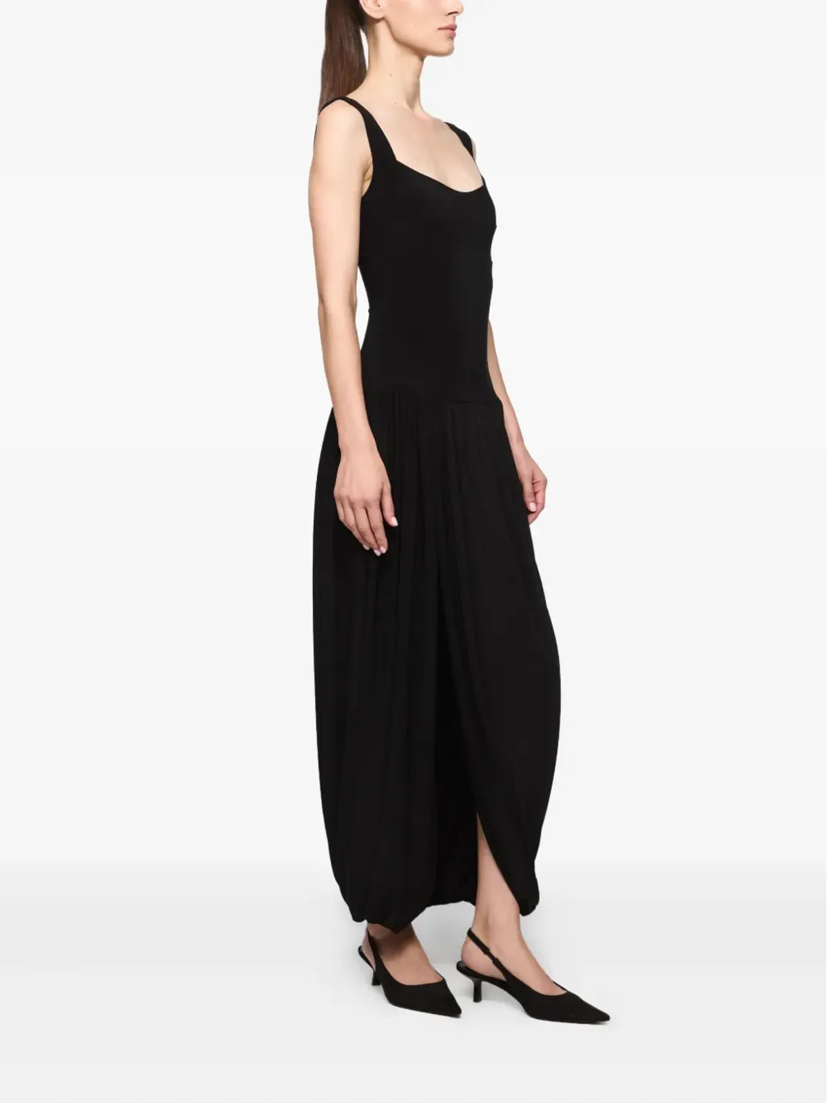 Atu Body Couture スクープネック ミディドレス - 画像2