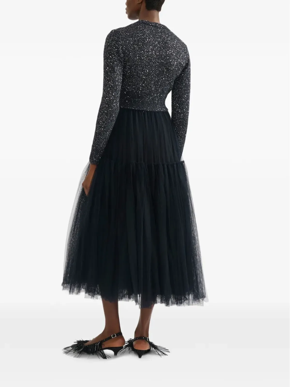 ERDEM 花柄アップリケ付きカーディガン - 画像3