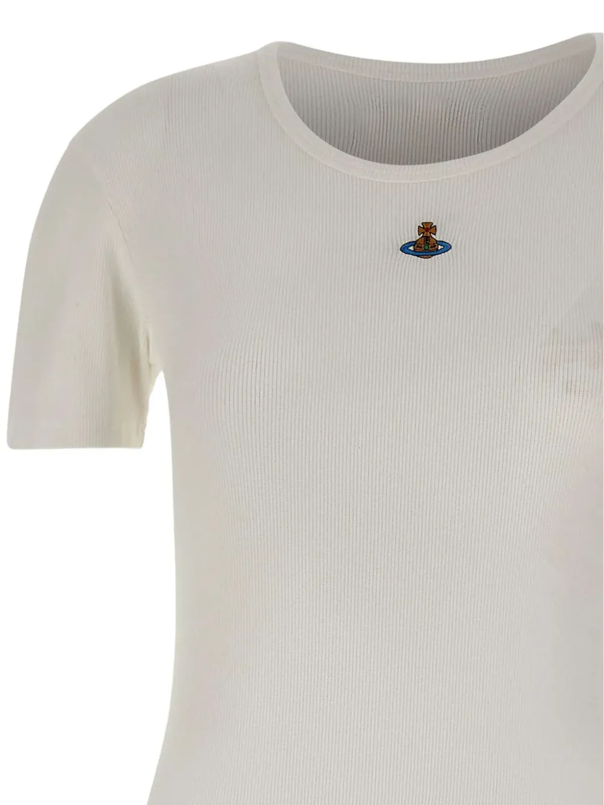 Vivienne Westwood orb-embellished ribbed bodysuit - 画像4