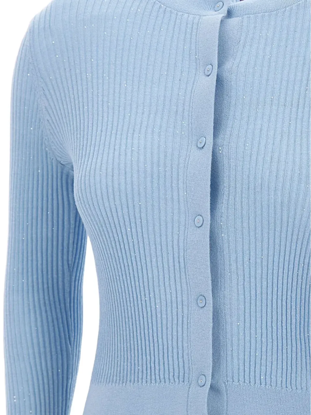 Max Mara スパンコール付きリブ編みカーディガン - 画像5
