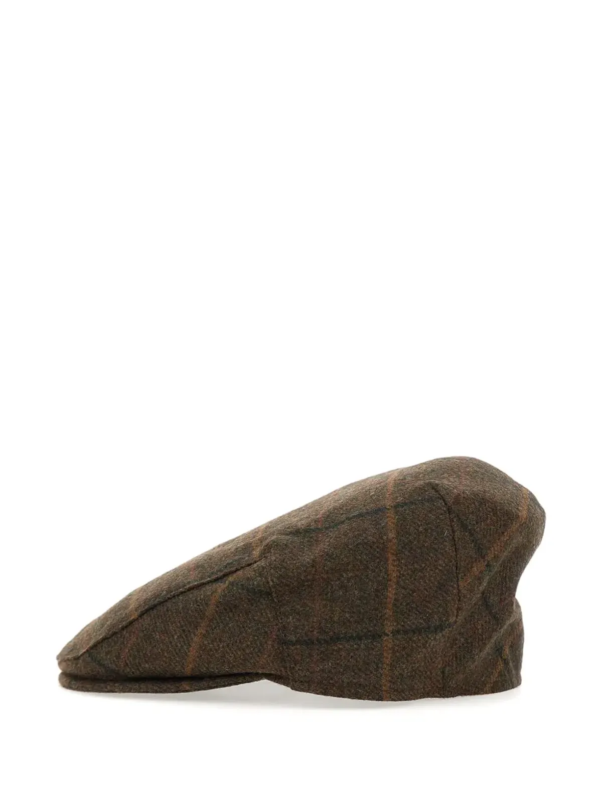 Barbour チェック柄ベレー帽 - 画像3