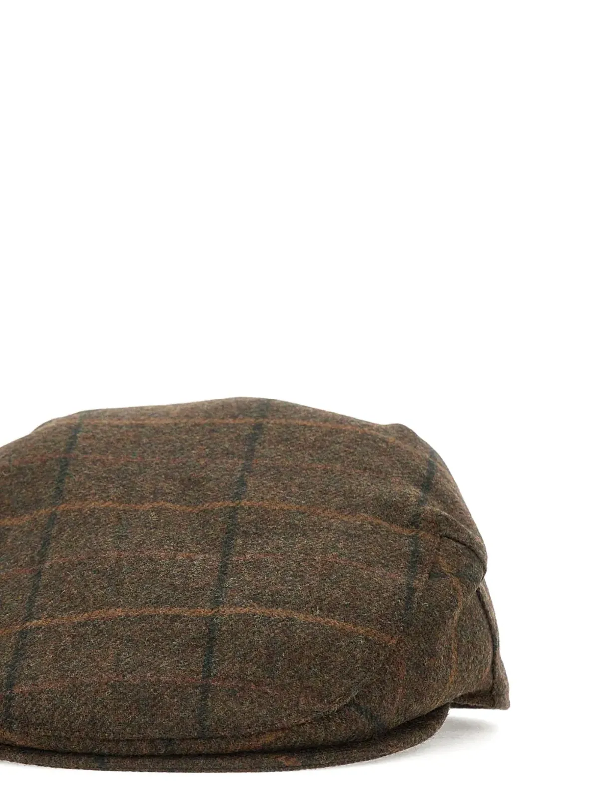 Barbour チェック柄ベレー帽 - 画像4