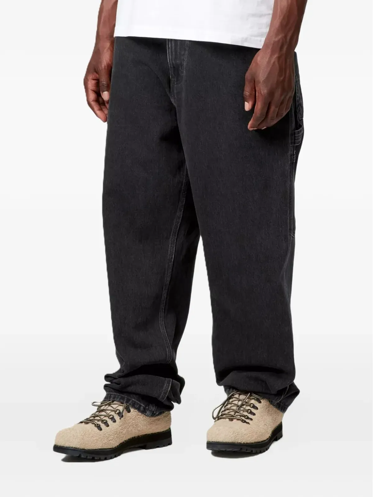 Carhartt WIP バックポケットベルトループジーンズ - 画像2